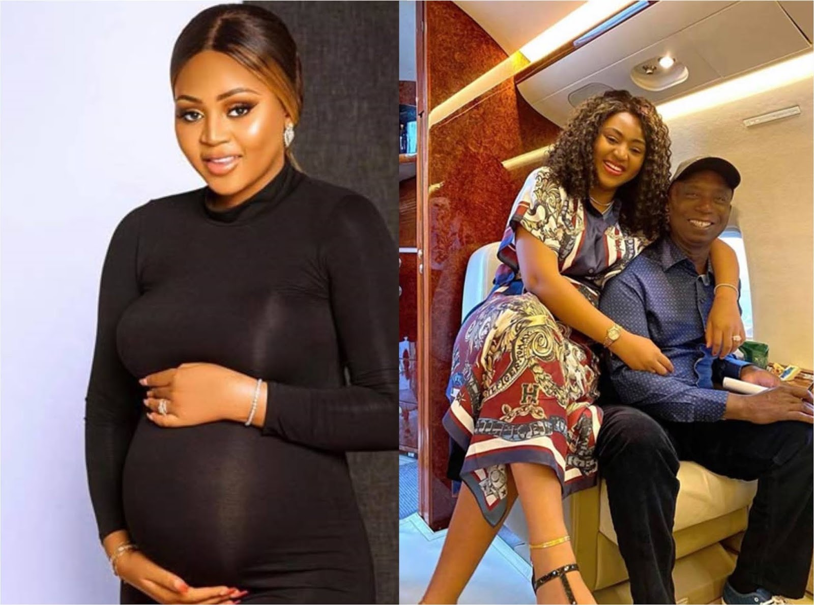 Congratulations to Nollywood actress, Regina Daniels, husband, Ned Nwoko, as they welcome first child