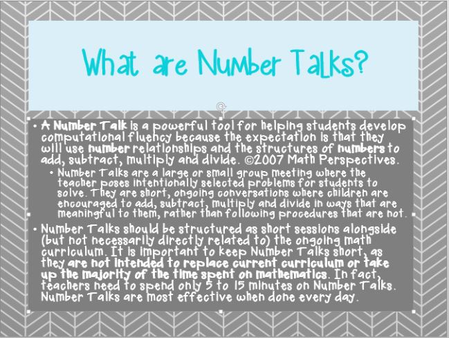 The Third Grade Nest : Multiplication Number Talks: Wonderful Idea