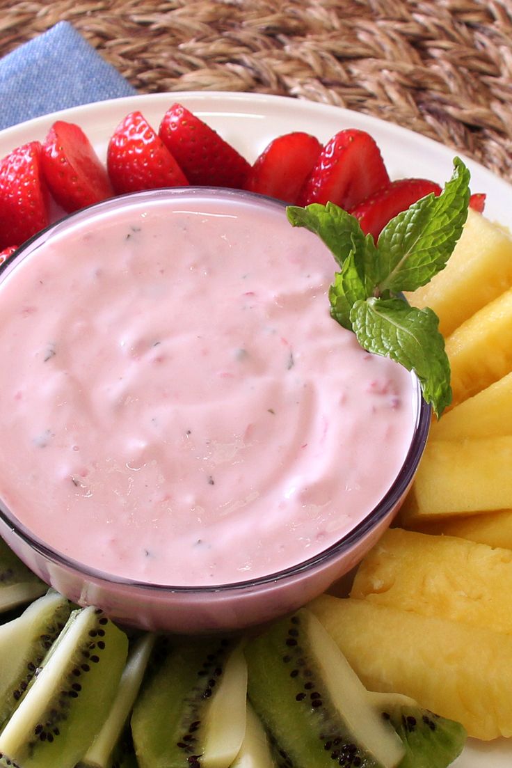 Let It Be Cool Raspberry Fruit Dip