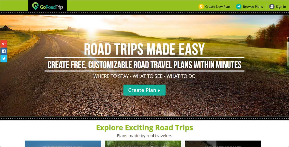 tales of a nomad goroadtrip app customized vacation planner