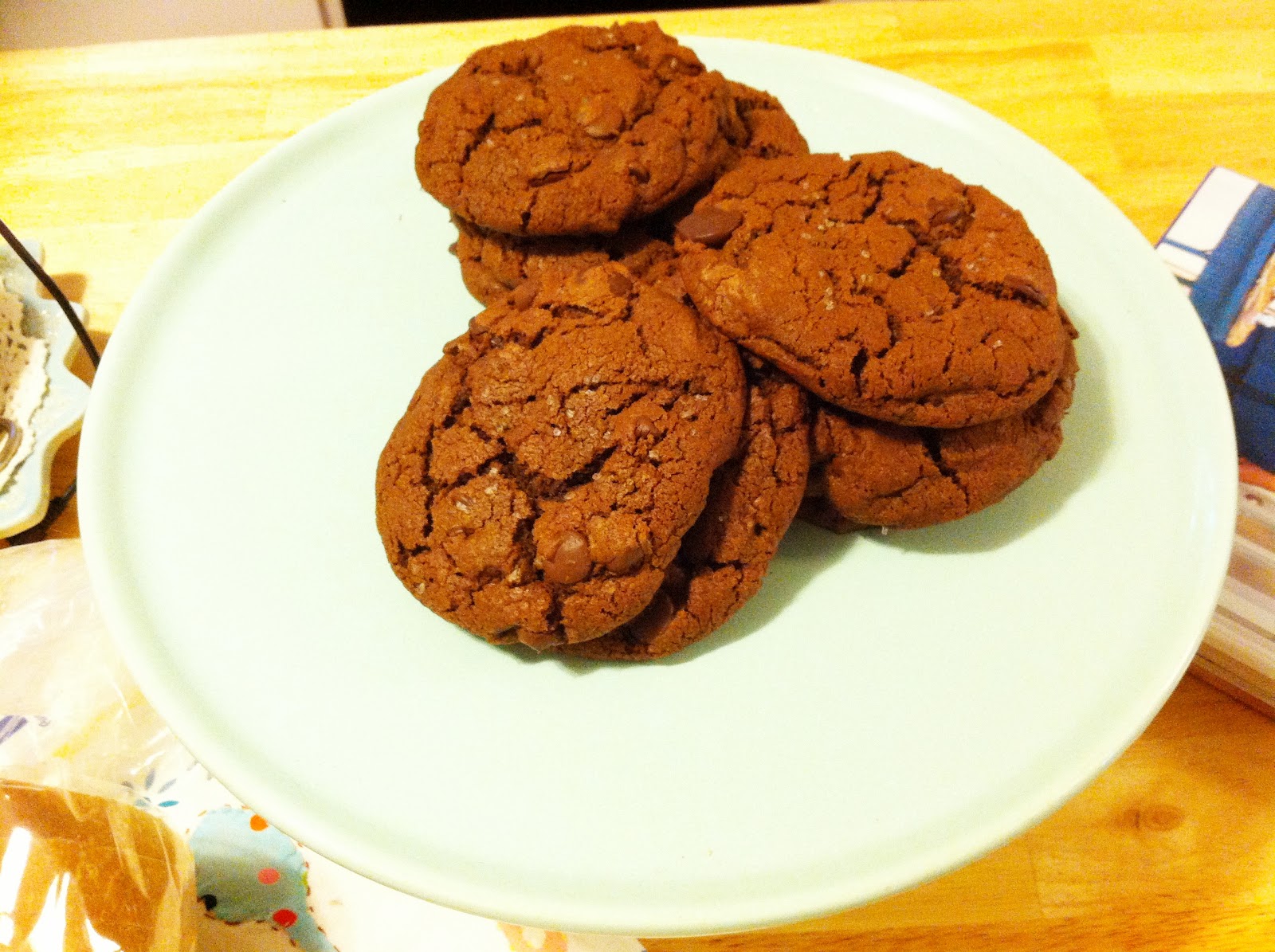 .Baking Arts. Fleur de Sel Double Chocolate Cookies