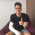 Dortmund bus bomb: Marc Bartra gives fans thumbs up after undergoing successful surgery (Photo)