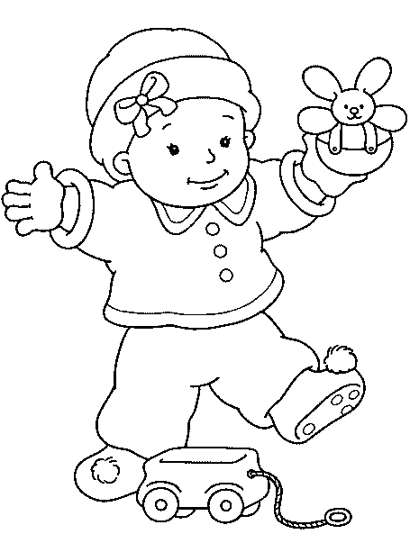 baby coloring pages for kids - photo #5