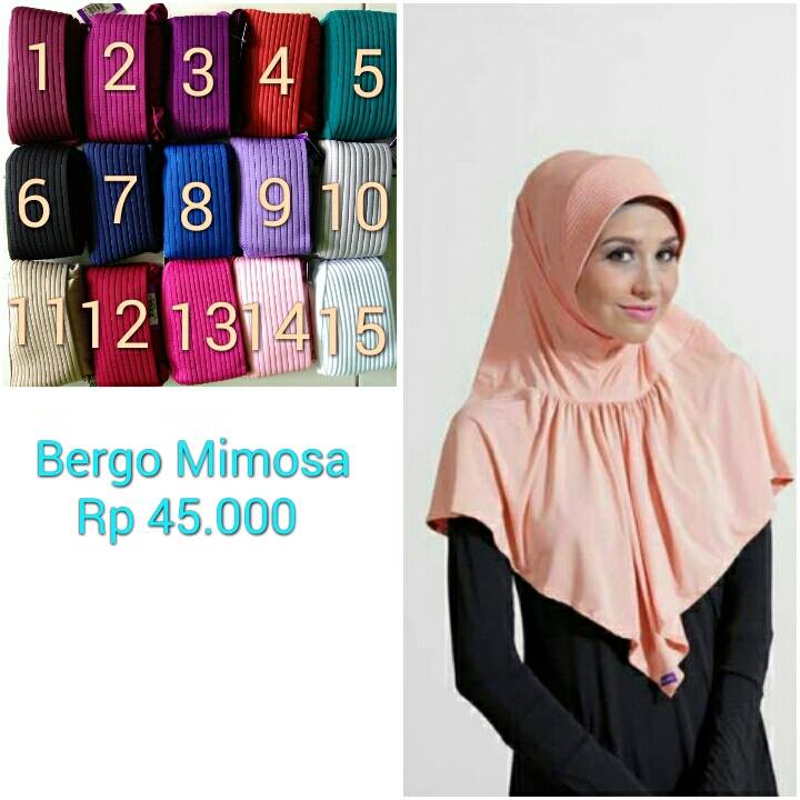 Jilbab Bergo Mezora Jilbab Saudia