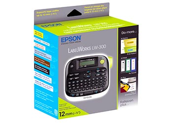 epson lw-300 change font size