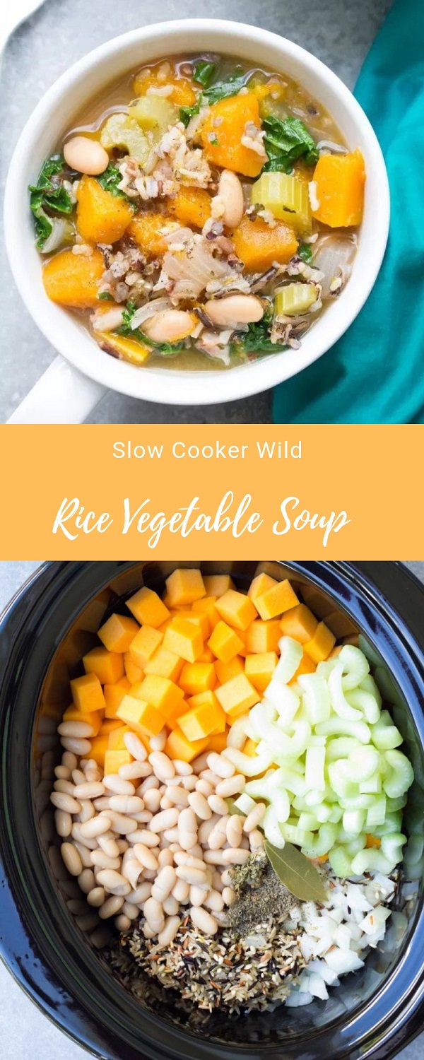 Slow Cooker Wild Rice Vegetable Soup Slow Cooker Wild Rice Vegetable Soup