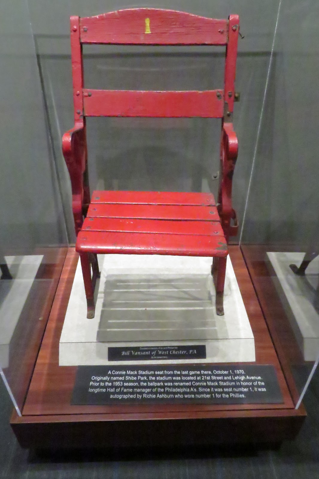 If This Seat Could Talk Mike Mccann S Field Of Fotos