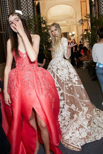 Zuhair Murad Couture Spring 2016 backstage, Paris - Cool Chic Style Fashion