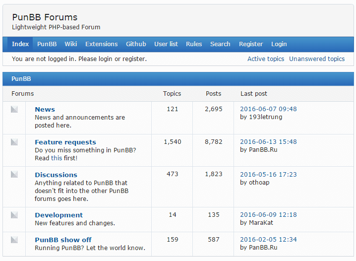 Fora profile php mode key