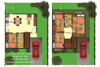 Candice House Single Attaced in Lancaster New City Zone 2 Floor Plan