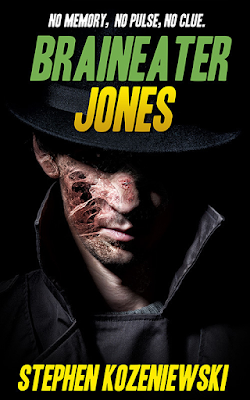 #FlashbackFriday at On My Kindle, Braineater Jones by Stephen Kozeniewski (large cover) Large cover image of Braineater Jones by Stephen Kozeniewski, #FlashbackFriday, On My Kindle Book Reviews