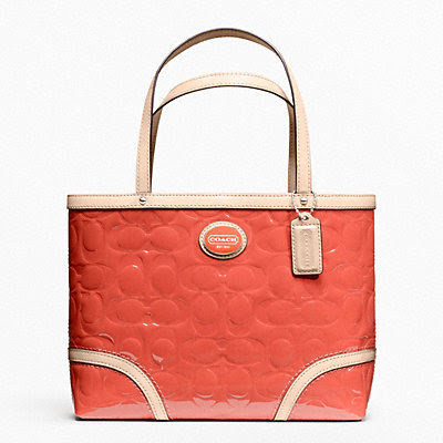 B3 $MART $HOPPERSssss...: COACH BAG: PEYTON EMBOSSED PATENT TOP HANDLE TOTE