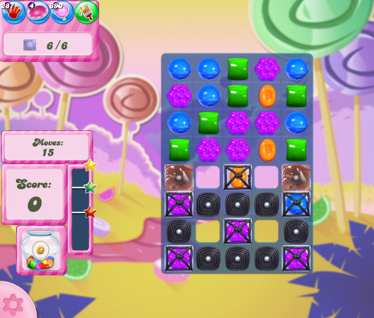 Candy Crush Saga level 276333 Candy Crush Saga level 2763
