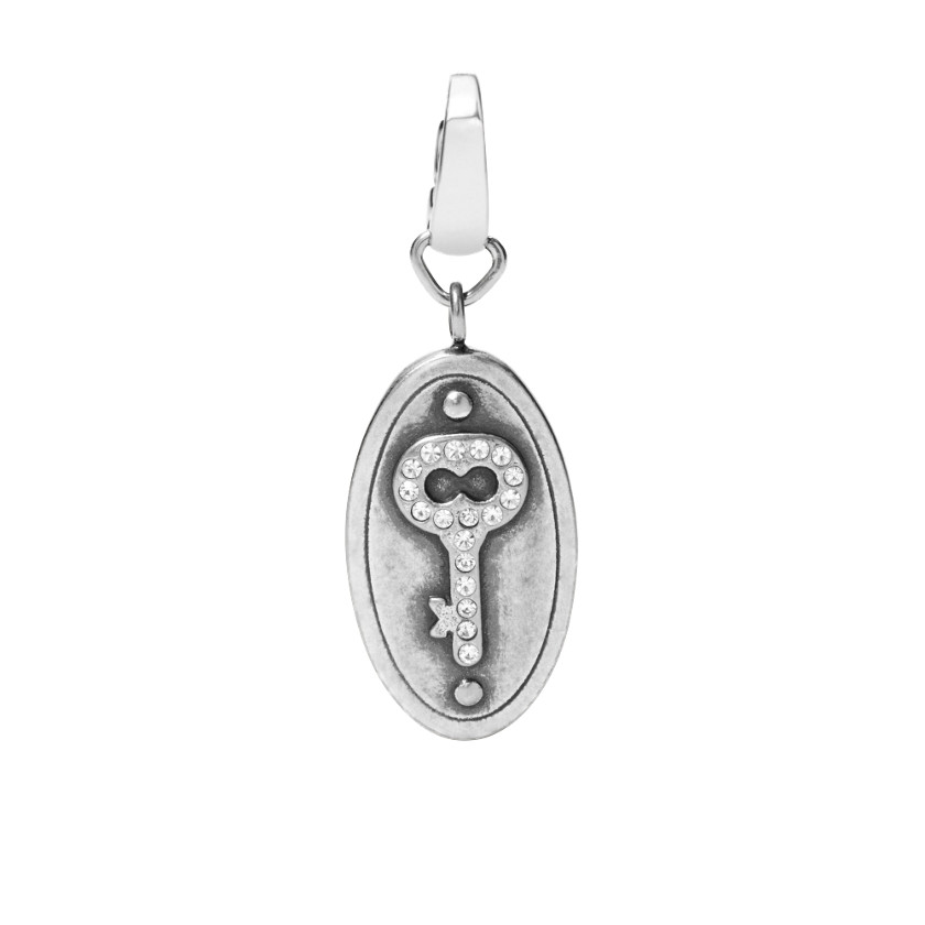 Fossil Key Crystal Charm secretbargains1