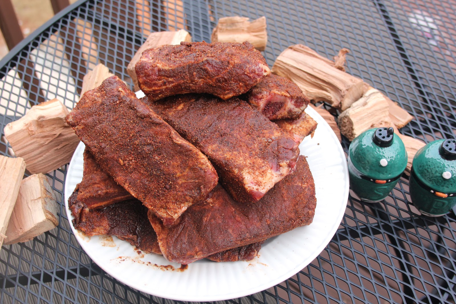 My EnRoute life Big Green Egg Beef Back Ribs Rub and Recipe