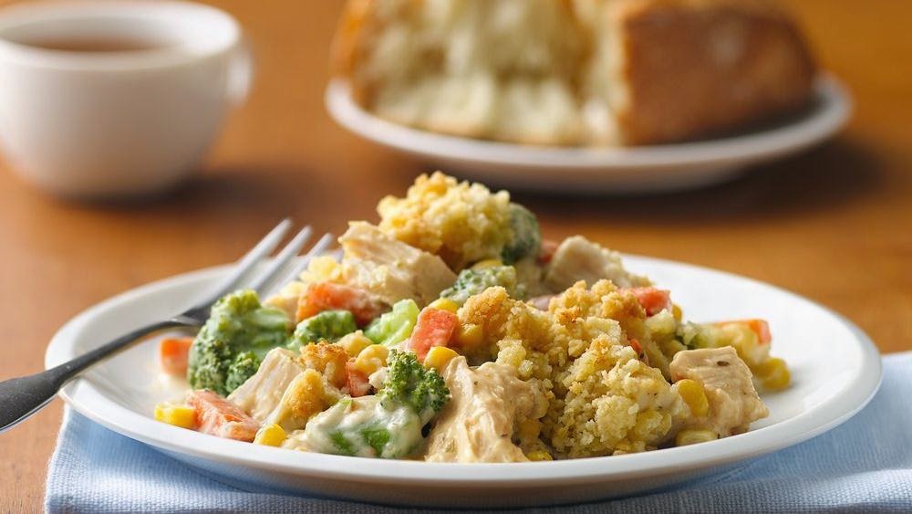 Gina's Italian Kitchen Chicken and Vegetable Alfredo Casserole