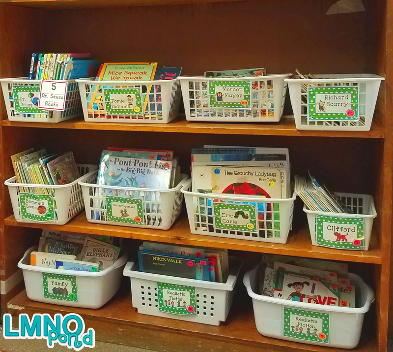 LMNO Pond How to Organize Classroom Library Shelves Top 5 Tips