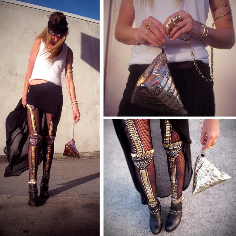 Luxury Brands Wishlist EMBELLISHED LEGGINGS