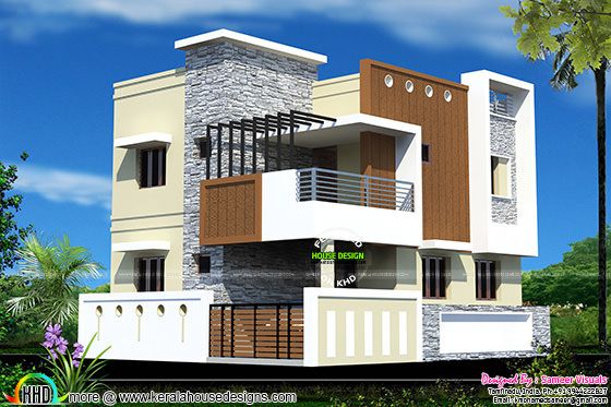 1560 sq-ft modern 3 bedroom home