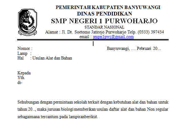 Administrasi Kepala Laboratorium IPA SMA dan SMP Lengkap