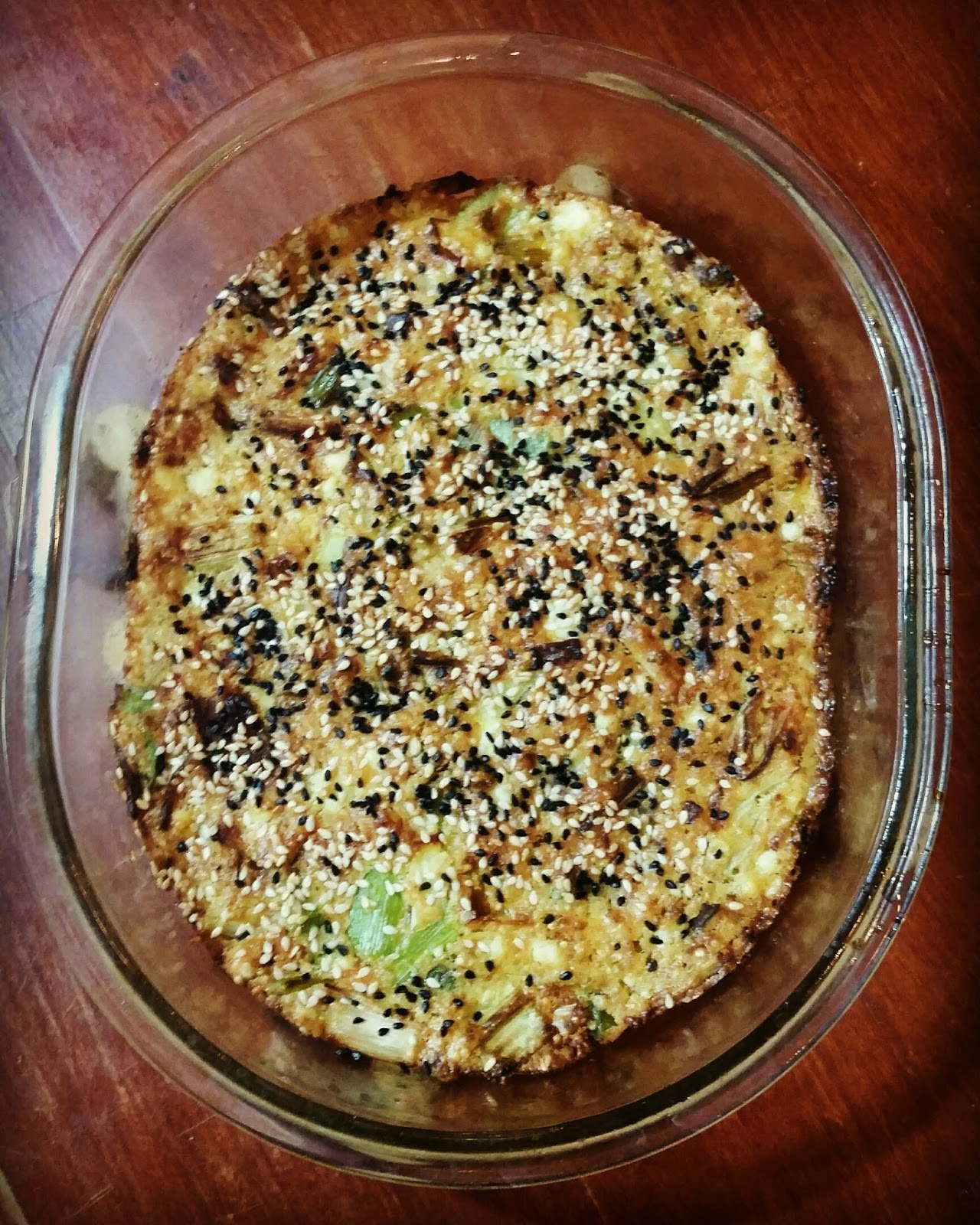 Fırında Pırasalı Yumurta Fırında Pırasalı Yumurta