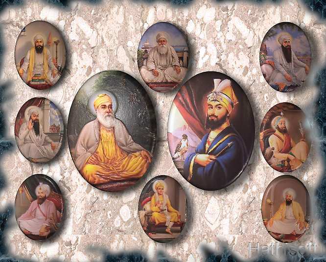 Indubindu: Wallpapers Of Ten Gurus