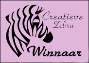 Winnaar Creatieve Zebra