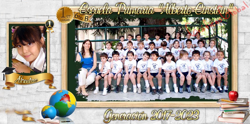 Plantilla psd Graduación con estilo PIZARRA