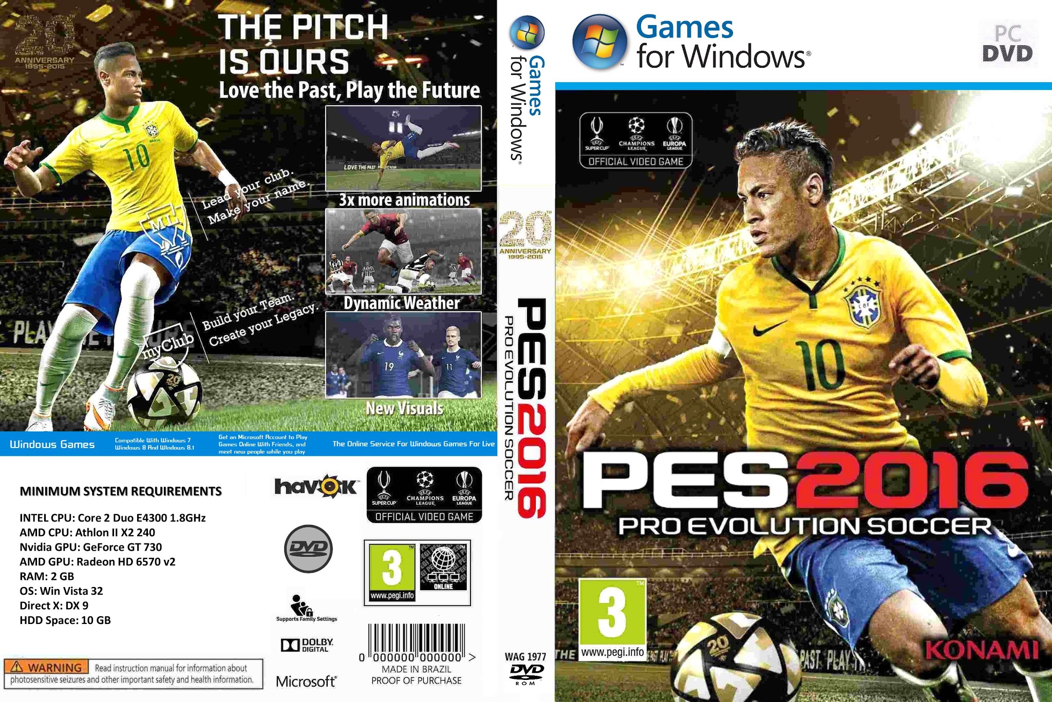 Pro Evolution Soccer 2016 PC Ultra Capas Pro Evolution Soccer 2016 PC Ultra Capas