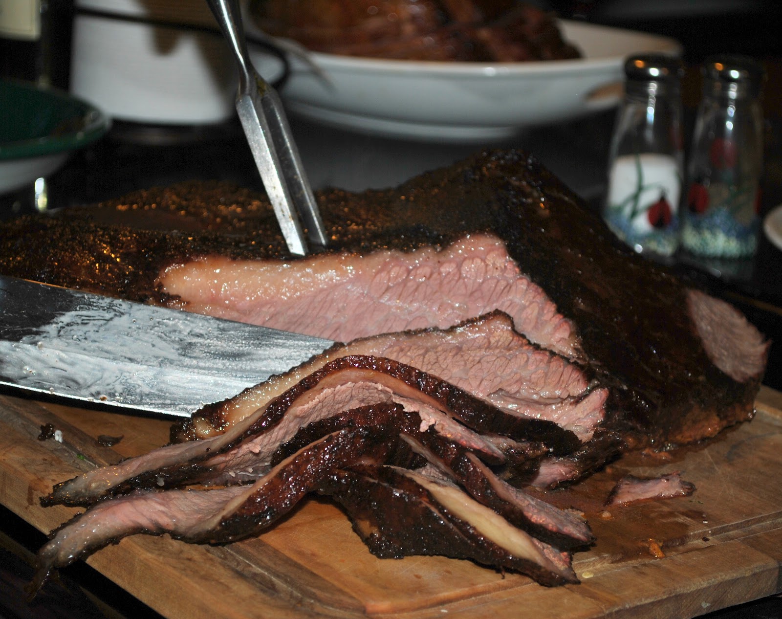 smoked brisket..