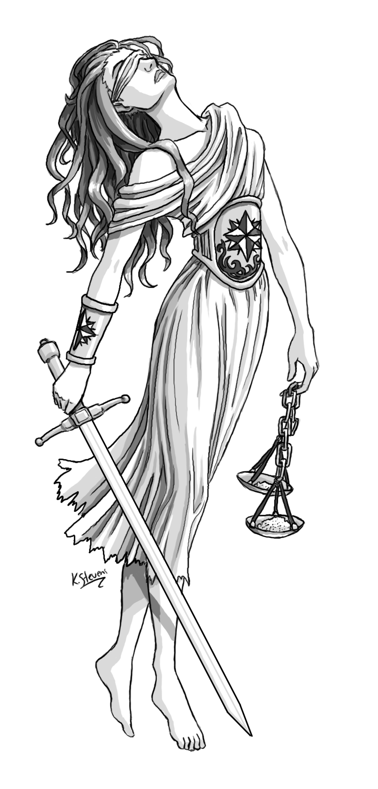 lady justice coloring pages - photo #5