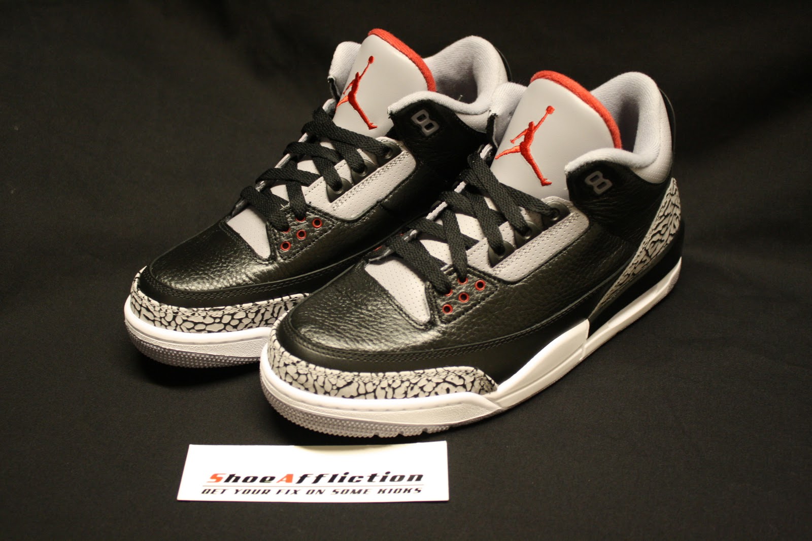 when did the black cement 3s come out
