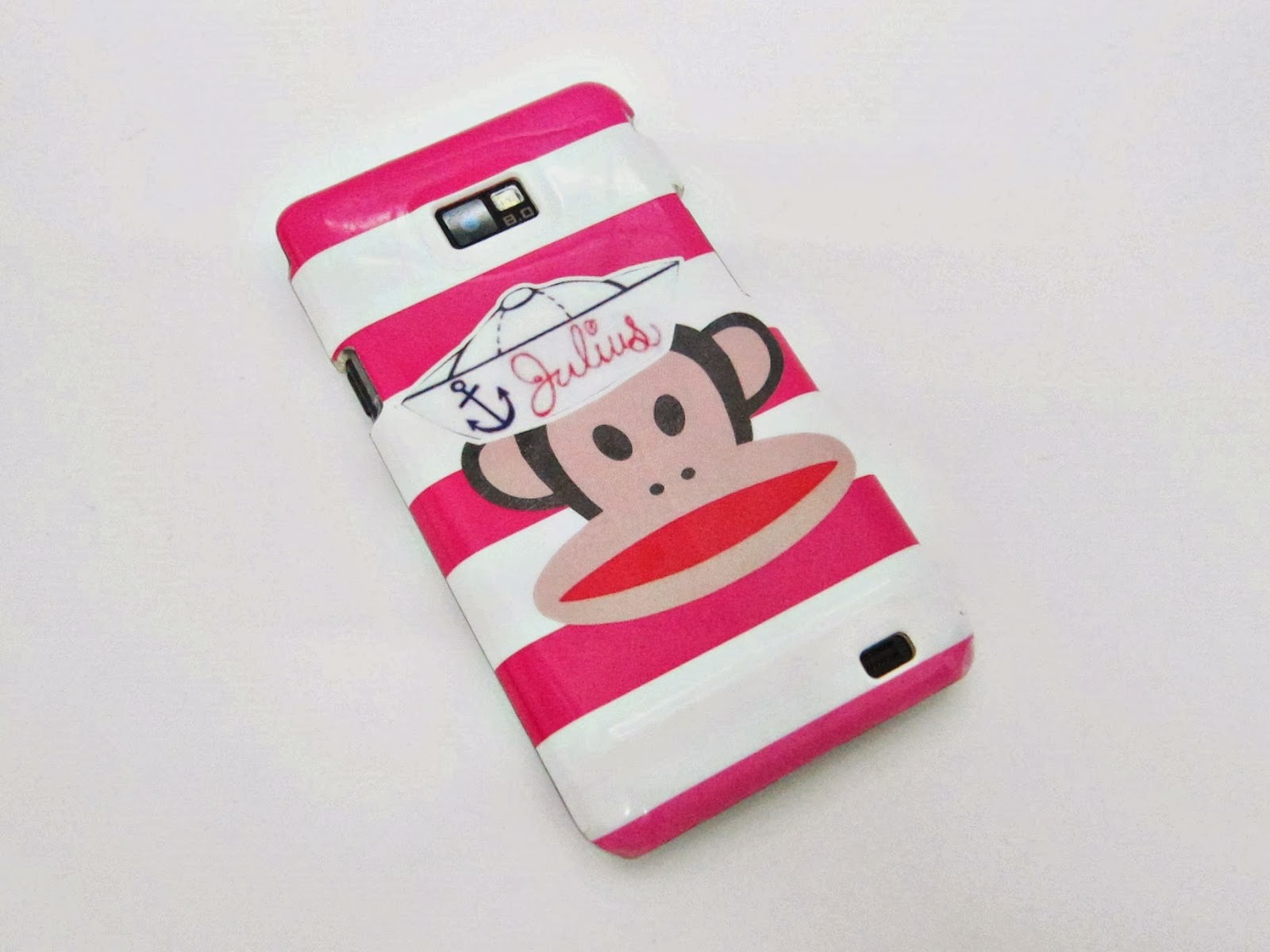 WICKERMOSS GADGET TALK Nautical Monkey in Pink. My Paul Frank Mobile