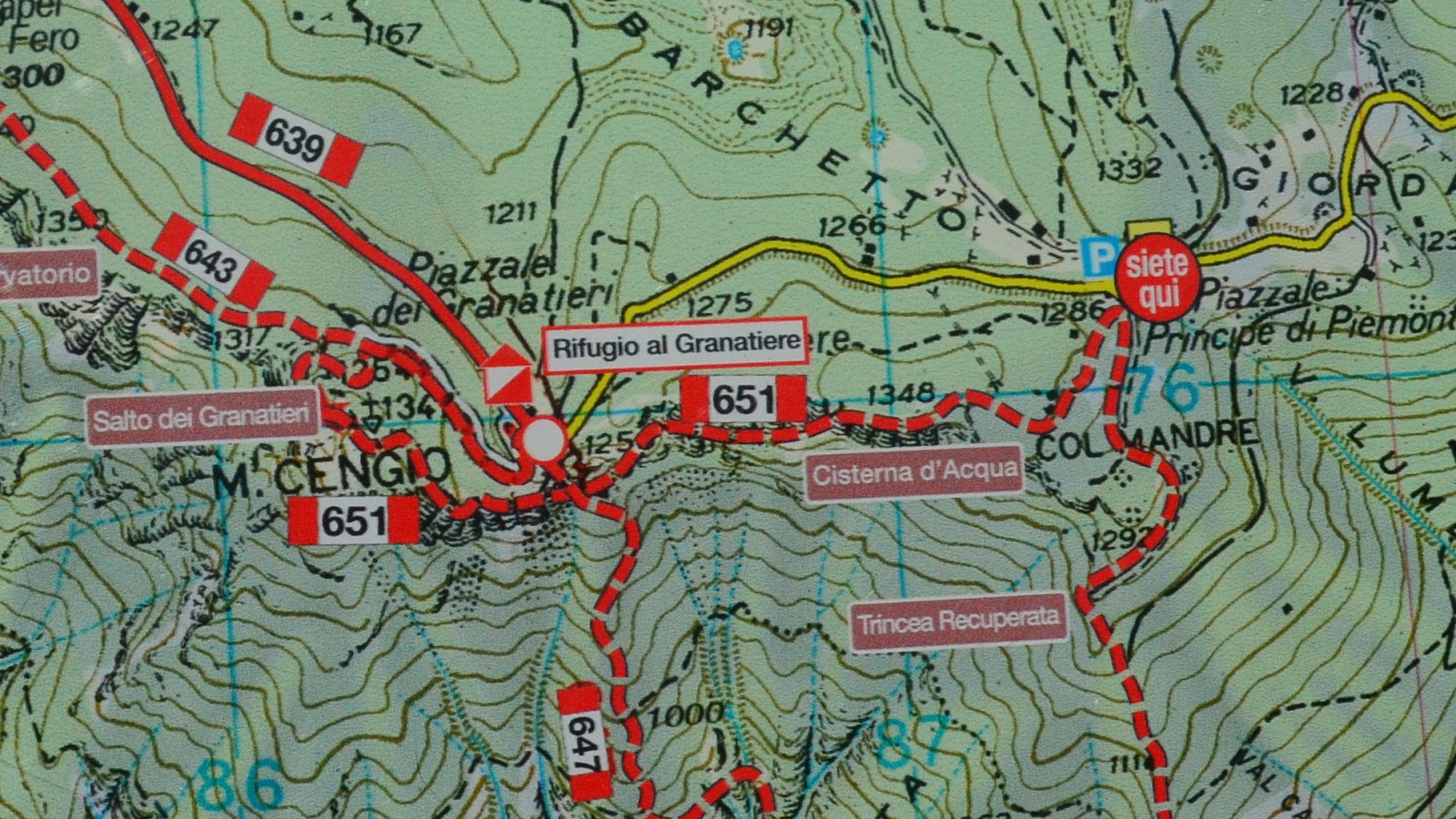 Monte Cengio escursione lungo le gallerie