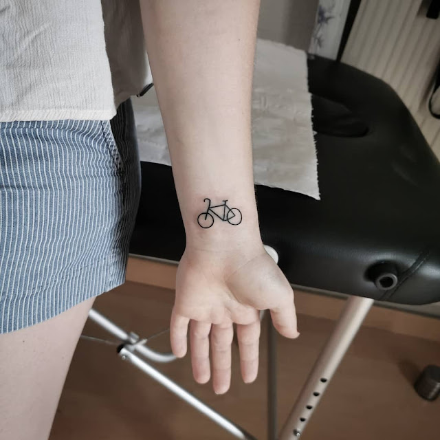 Tatuagem de bicicleta Tatuagem de bicicleta
