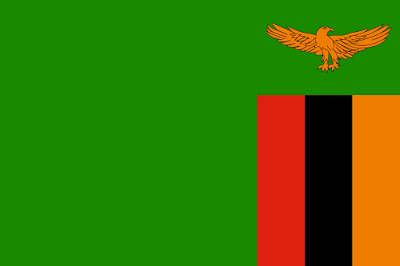 Logo Gambar Bendera Negara Zambia PNG JPG ukuran 400 px