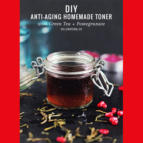 pomegranate toner diy