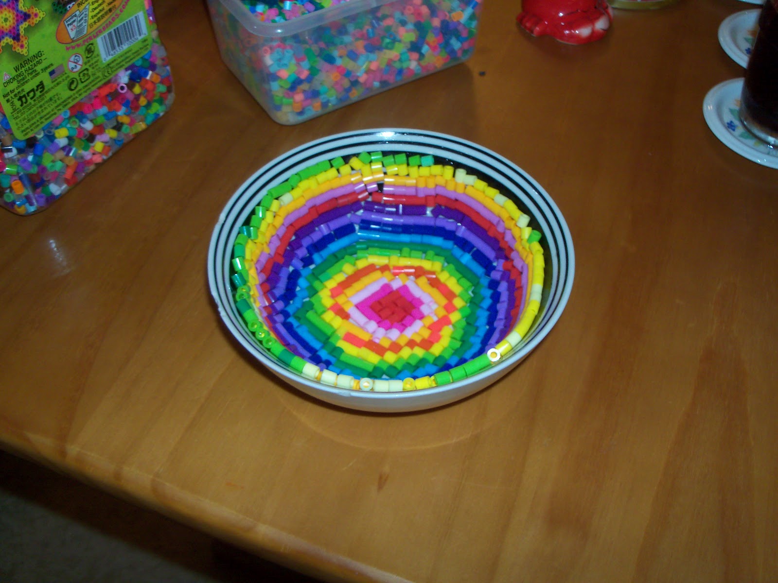 Amber's Craft a Week Blog Fuse Bead Decorative Bowls