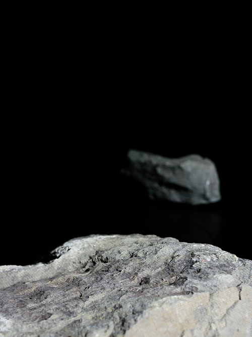Two rocks with white projected light #1