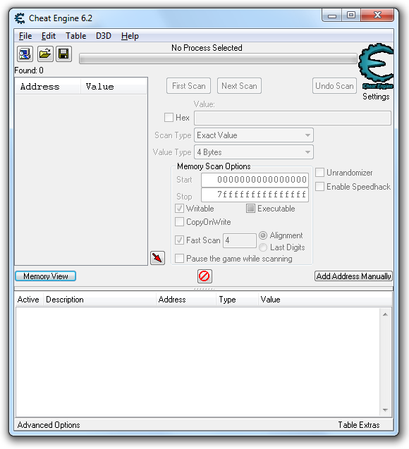 Download Free Software Cheat Engine 6.2 Terbaru - IGM-GAMES