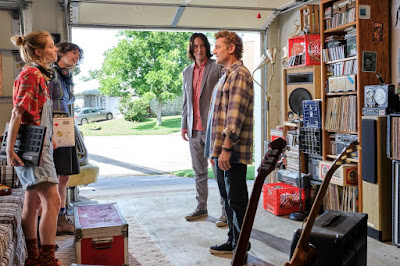 Bill And Ted Face The Music Samara Weaving Brigette Lundy Paine Keanu Reeves Alex Winter Image 1
