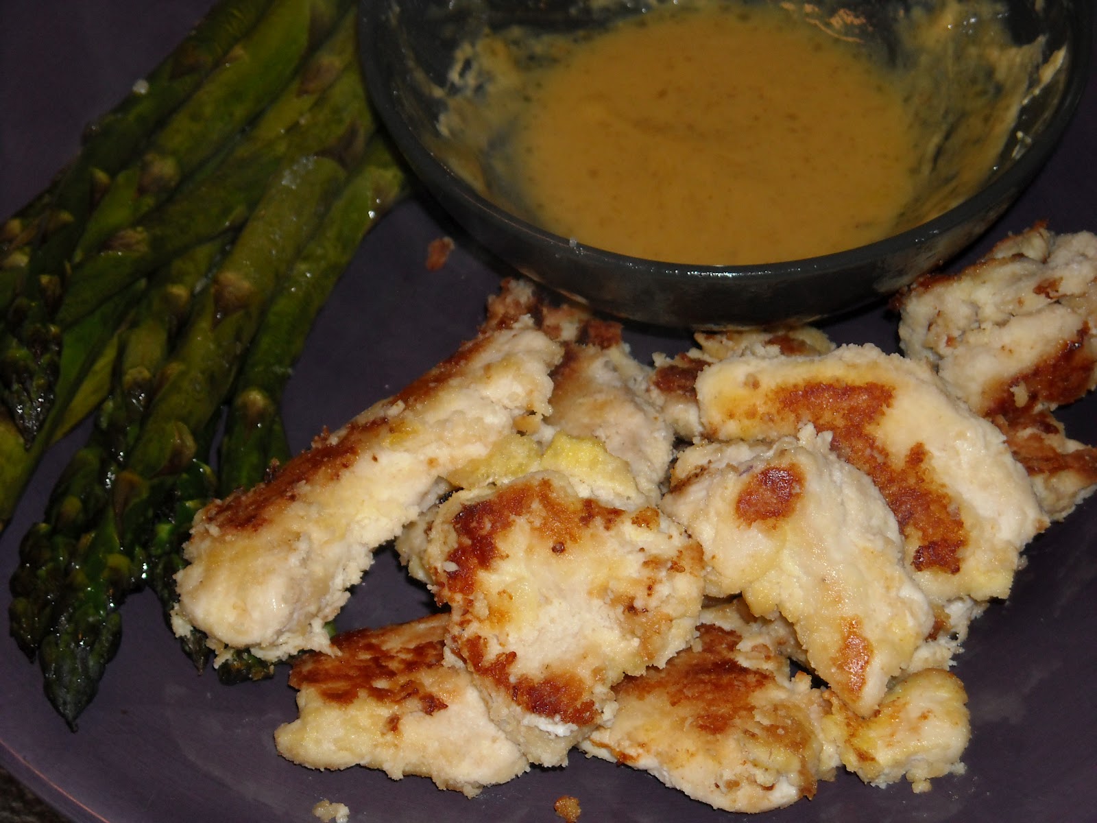 From Potato to Paleo Crispy Chicken Tenders with Dijon Dipping Sauce