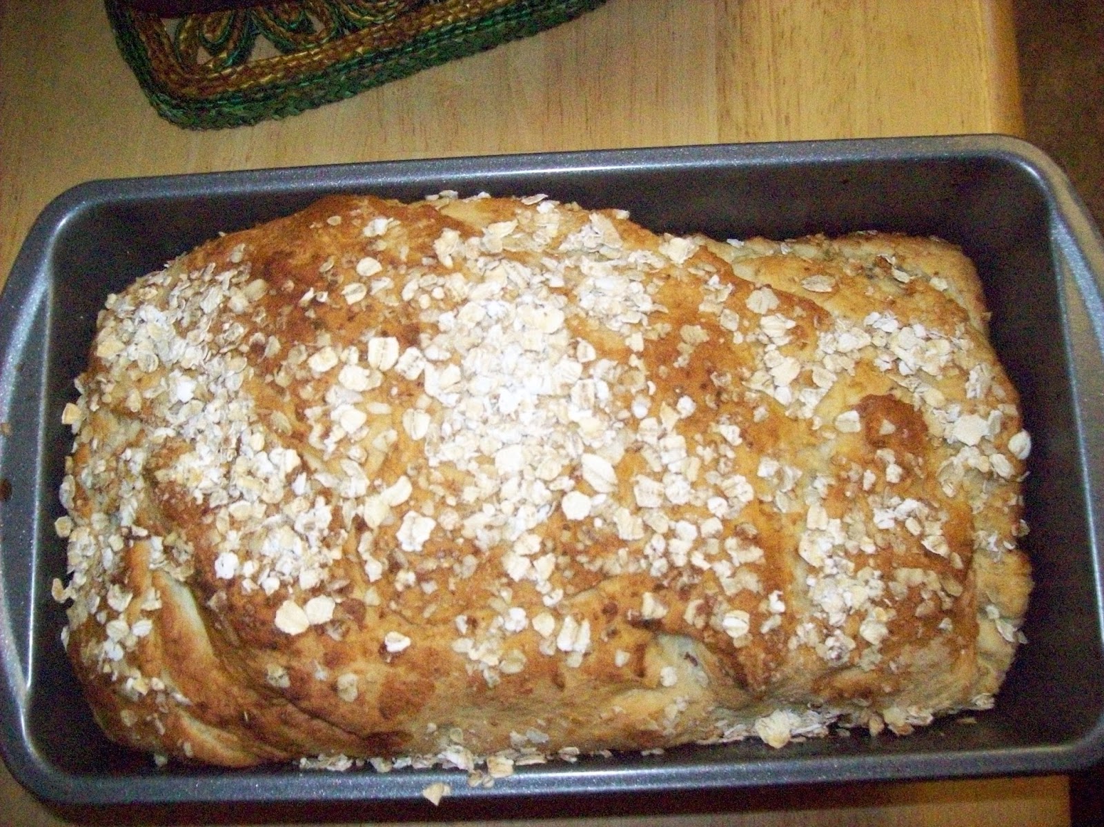 Kenzie Cooks with Paula Deen Buttermilk oat bread
