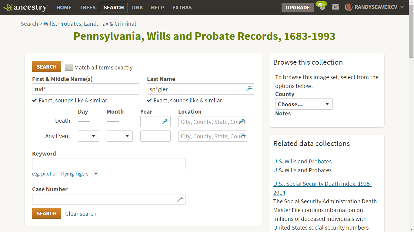GeneaMusings Mining the Ancestry Probate Records Collection Post 1