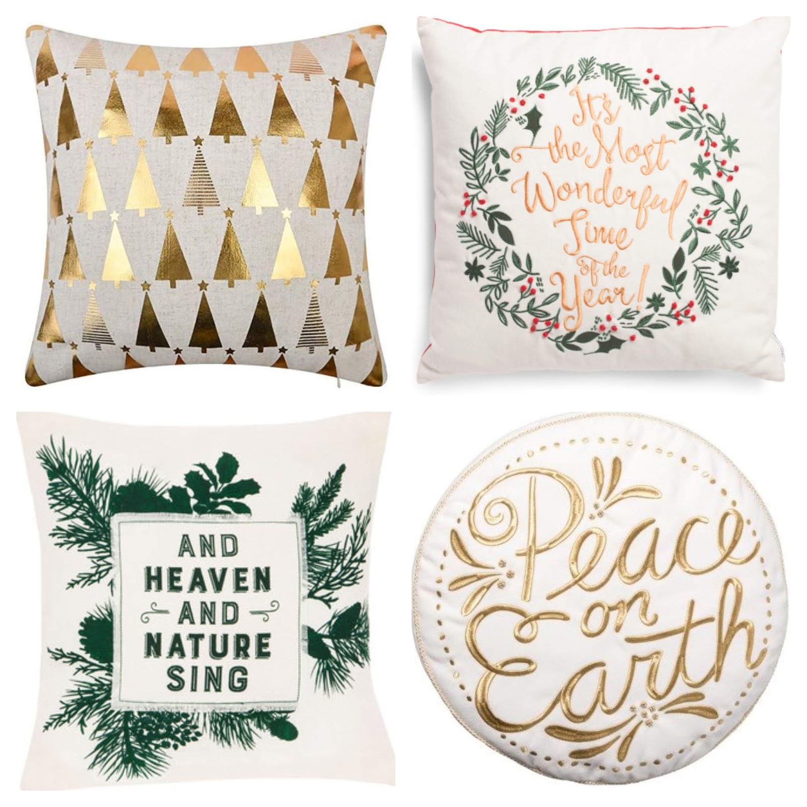 24 Affordable Christmas Pillows and Covers (All Less Than 20