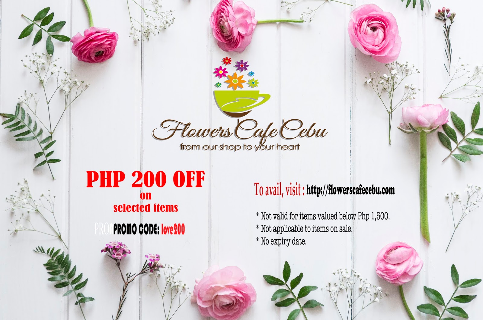 Flower discount coupons