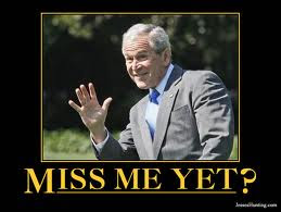 Why Bush was so bad at the end of his term