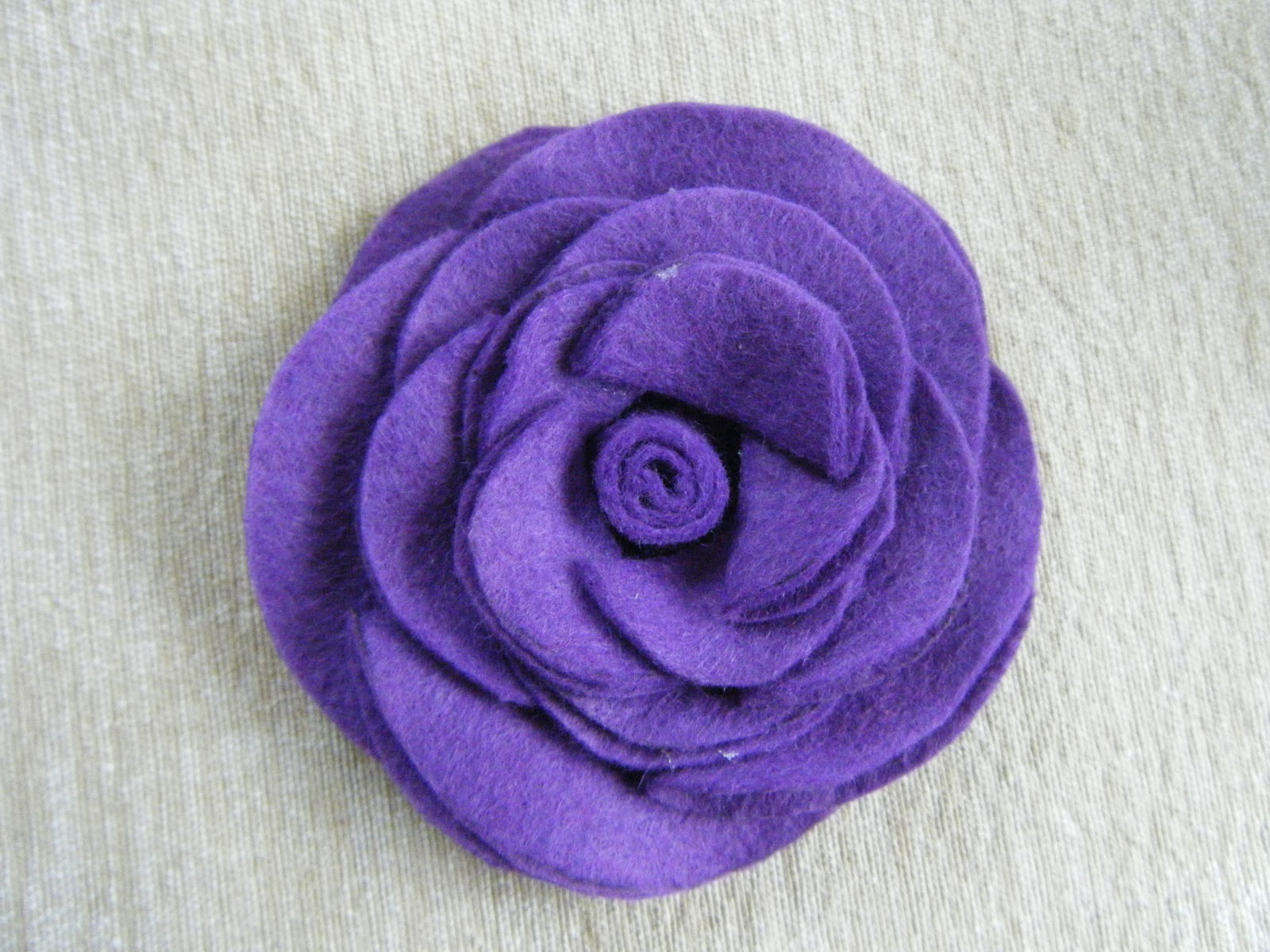 Felt Flower Rose tutorial Melanie Ham