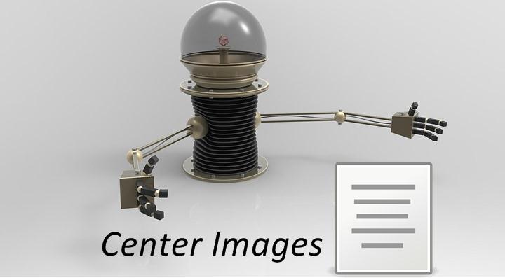 Center Blogger Post Images Correctly