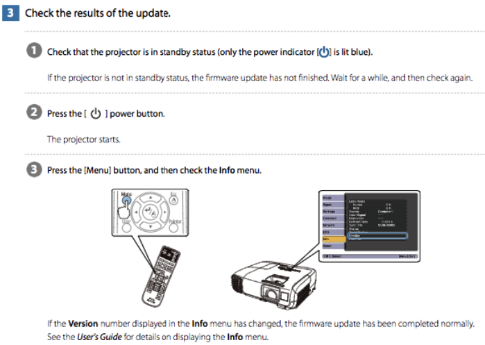 Epson BrightLink Pro 1460Ui Firmware Install Intruction Epson BrightLink Pro 1460Ui Projector Firmware Install Intruction